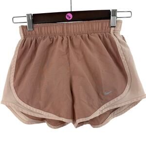 Nike Dri-FIT Lined Athletic Shorts Women’s XS Peach Nude 3” Inseam